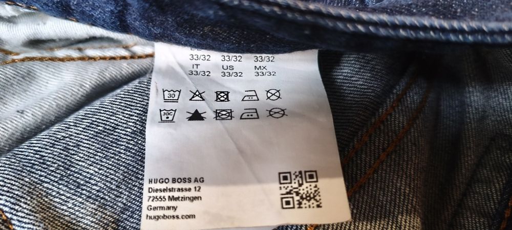 Джинси чоловічі Hugo Boss Delaware W33 L32 сині