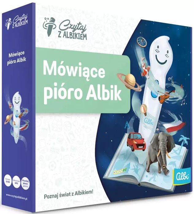 Czytaj z Albikiem. Pióro 1.0. Zestaw podstawowy. Albi. Nowy Produkt