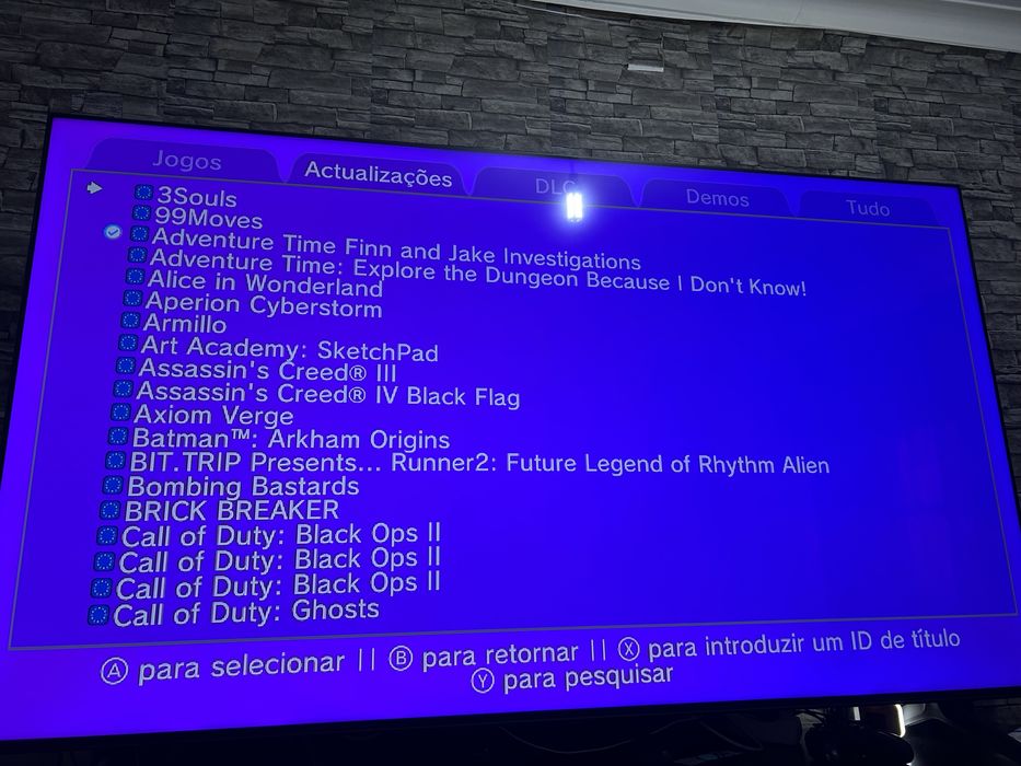 Nintendo wii u com muitos jogos