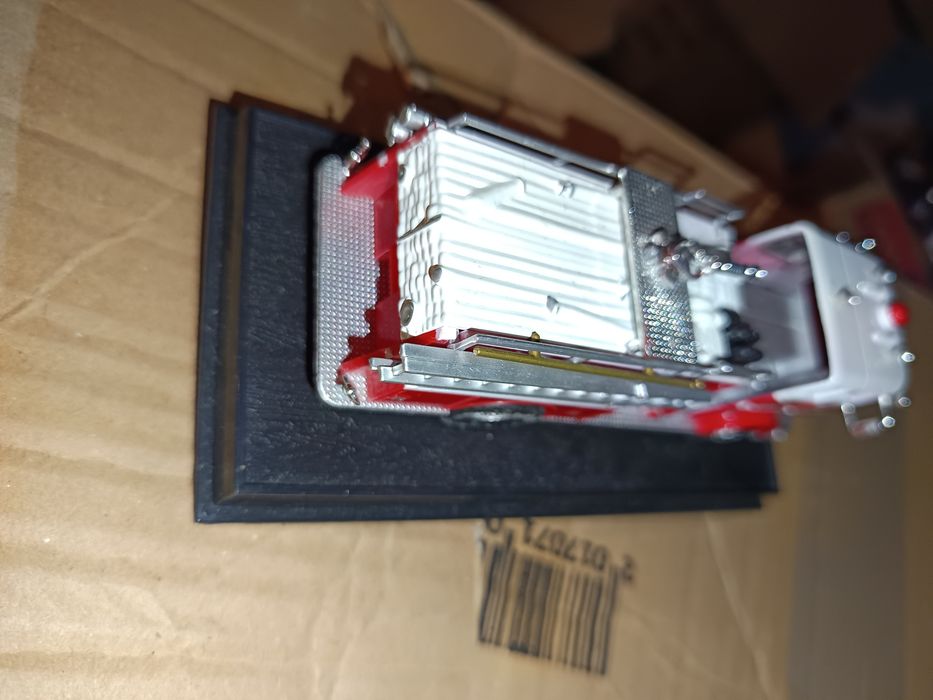 Model wozu strażackiego Seagrave K Type Pumper firmy Del Prado 1:64