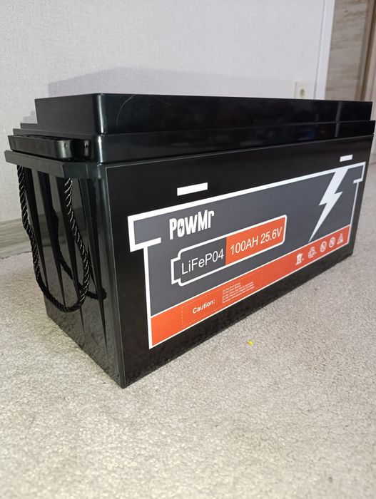 PowMr LiFePO4 25.6V 100Ah 2560Wh акумулятор