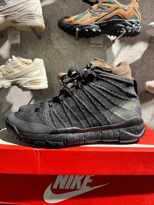 Кросівки Nike Flyknit Trainer Chukka FSB Чорні | Нікі Флайкніт Чукка 40 розмір (25.5 см) Оригінал