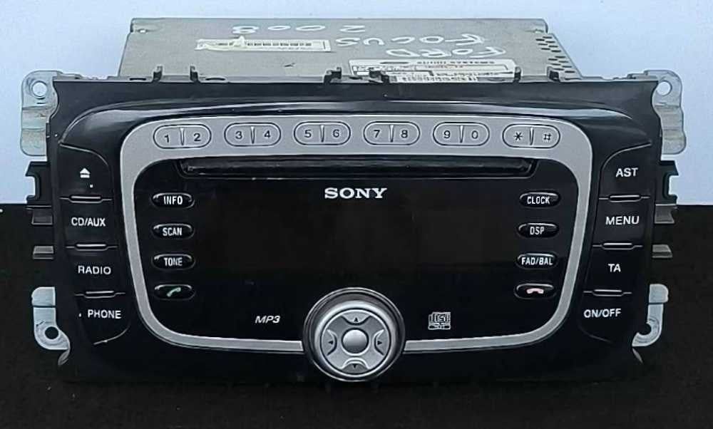 Rádio / Auto Rádio 7M5T-18C939-EB - FORD FOCUS II