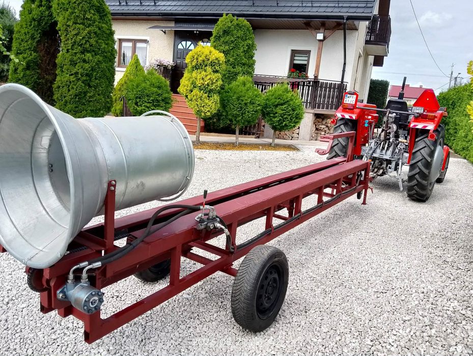 Pakowaczka do choinek mechaniczno-hydrauliczna