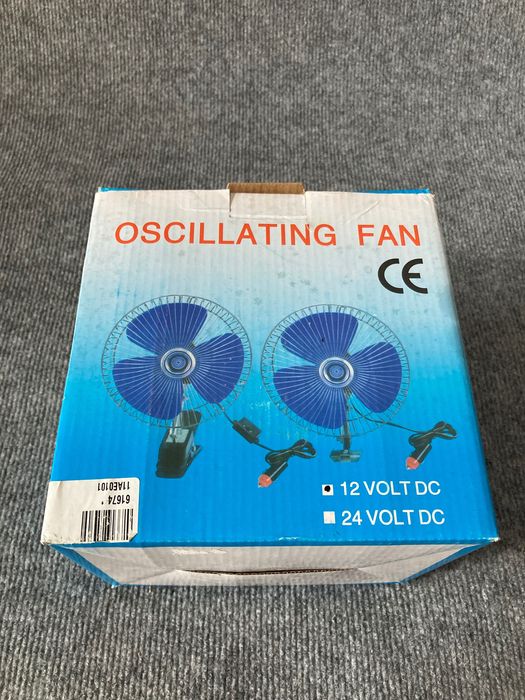 Wentylator samochodowy 12V obrotowy