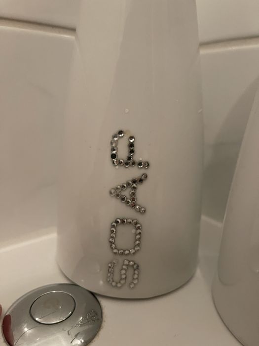 Conjunto- Dispensador de champô e gel de banho