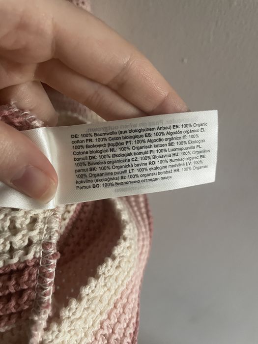 Letnia dziergana sukienka