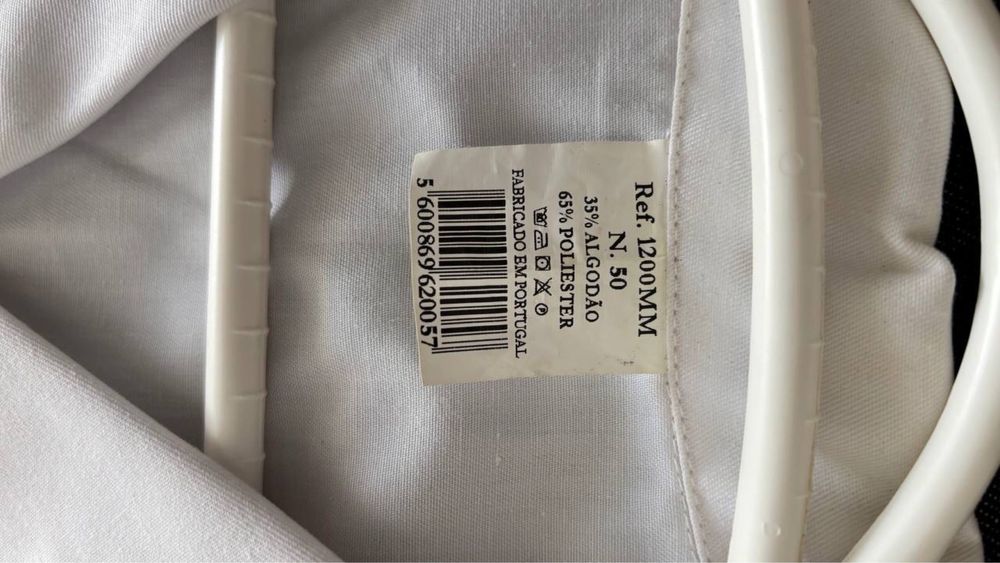 Novo avental/bata de laboratório para alunos de altura 160/178cm