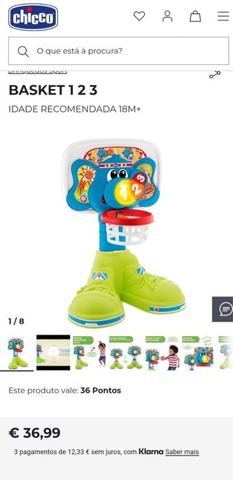 Tabela de basket Chicco