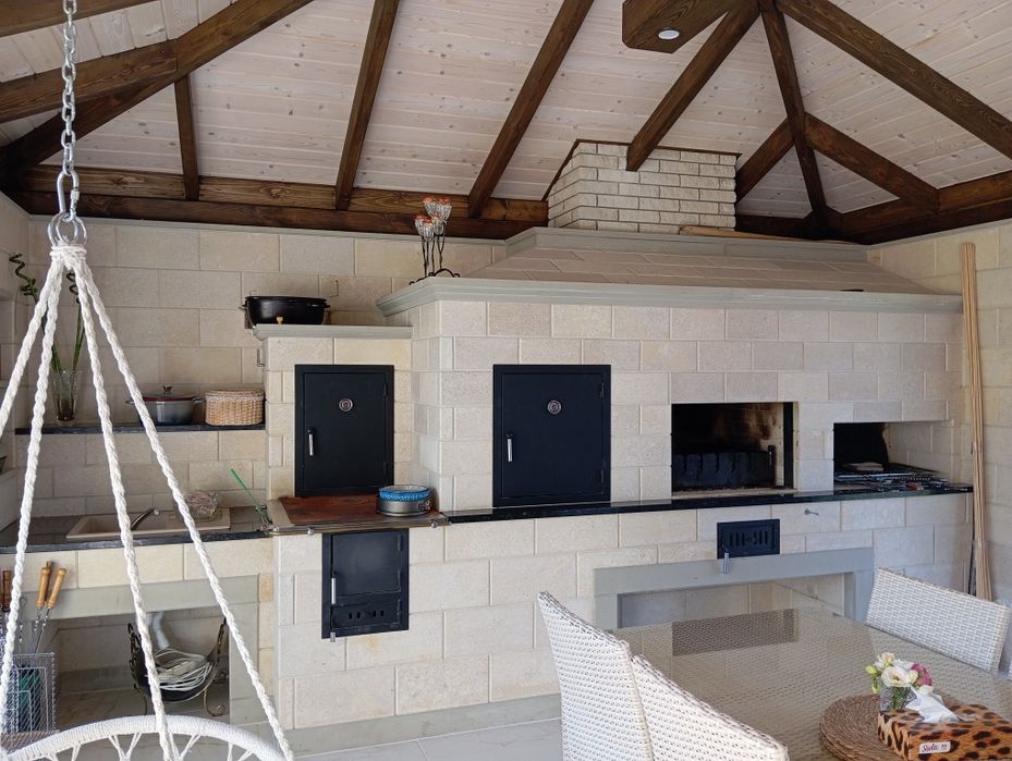 Мангал барбекю печі