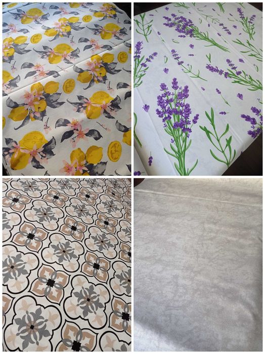 Красиві скатертини, ранери, тканина з тефлоновим покриттям