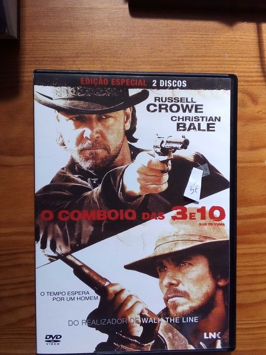 O Comboio das 3 e 10, 2DVD James Mangold, Russel Crowe, Christian Bale