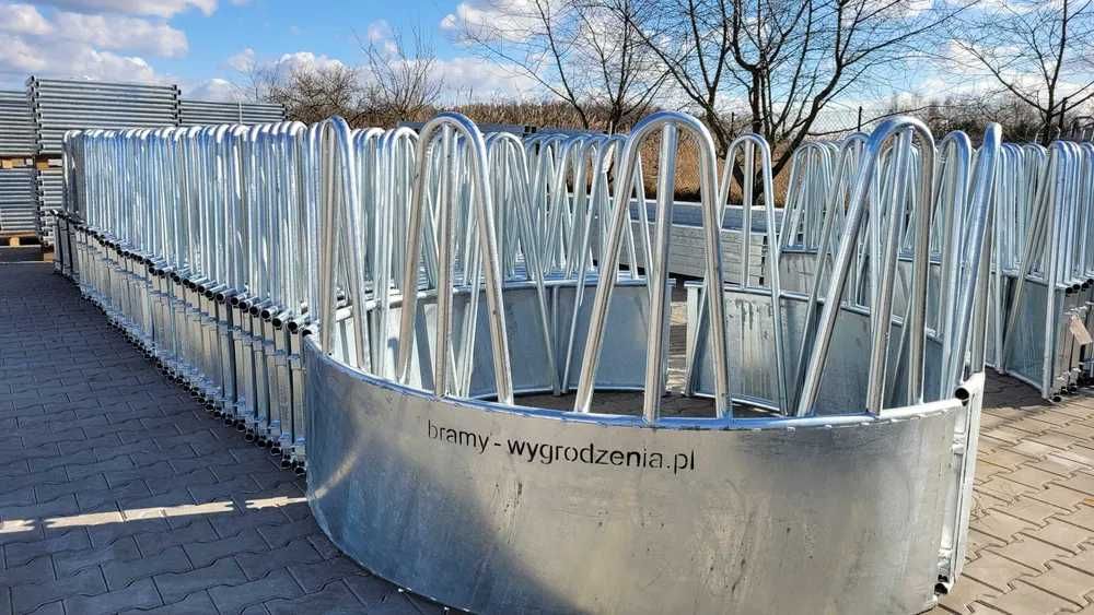 Paśnik łąkowy karmik 12 stanowiskowy do bel bydła koni