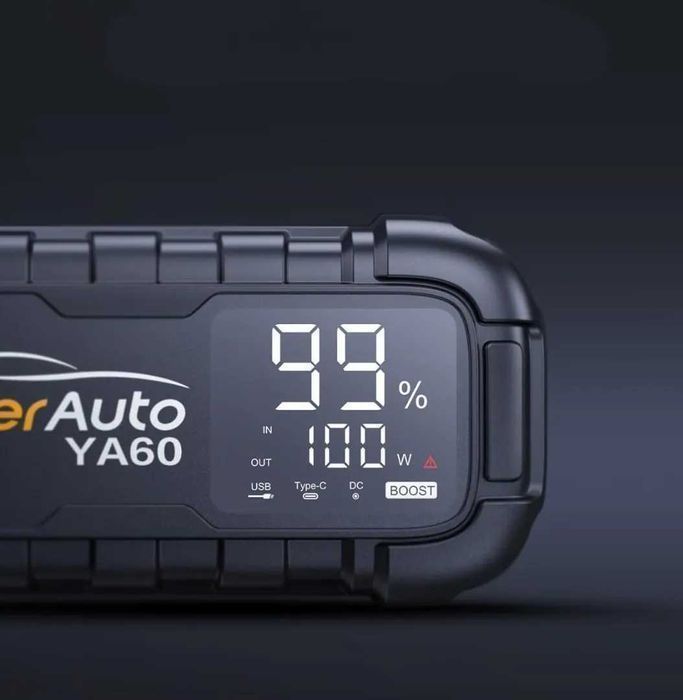 Ultra mocny powerbank booster urządzenie rozruchowe starter 6000A moc