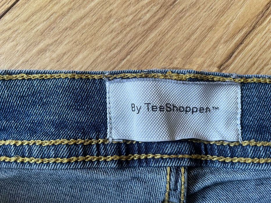 Spodnie męskie dżinsy elast TheTeeShoppen W34/L32 nieb 45zł