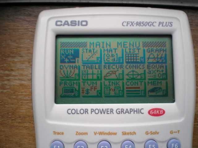 Calculadora Casio CFX–9850 GC Plus