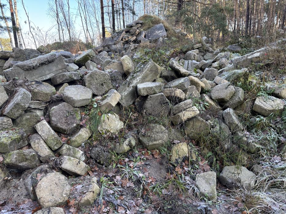 Trylinka, kostka betonowa, gruz. Oddam za darmo.