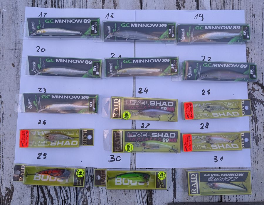 Japońskie woblery Megabass, Evergreen,RAID Japan,Isei