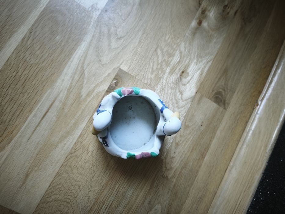 Ceramiczna osłonka figurka Kaczki – dekoracja retro