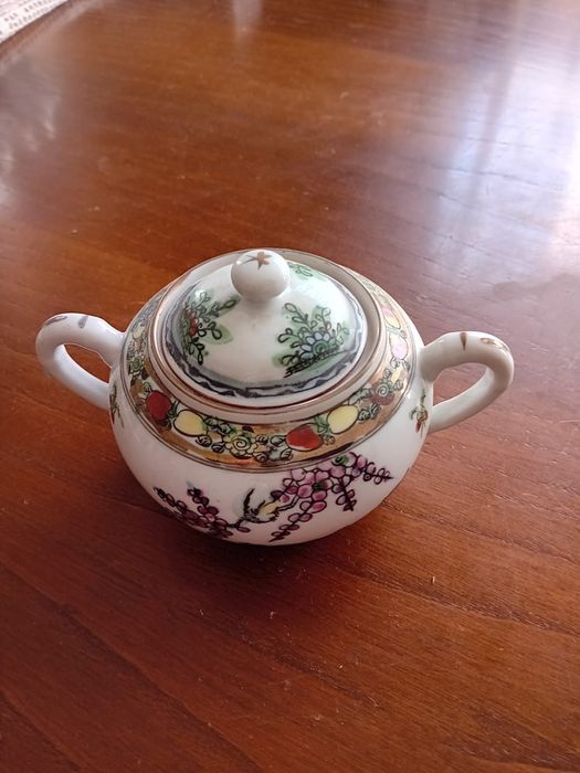 Conjunto de chá porcelana de Macau