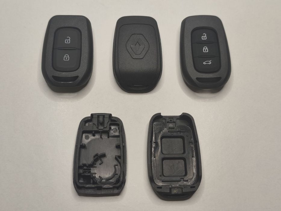 Carcaça Chave Comando Renault Clio III Kangoo Master Trafic Twingo Dacia Sandero Duster Logan 2 3 Botões Parafuso Novo