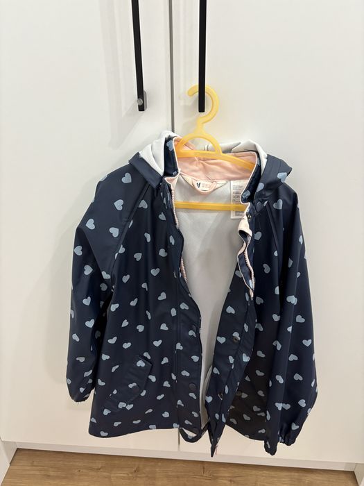 Kurtka przeciwdeszczowa, peleryna H&M 122/128