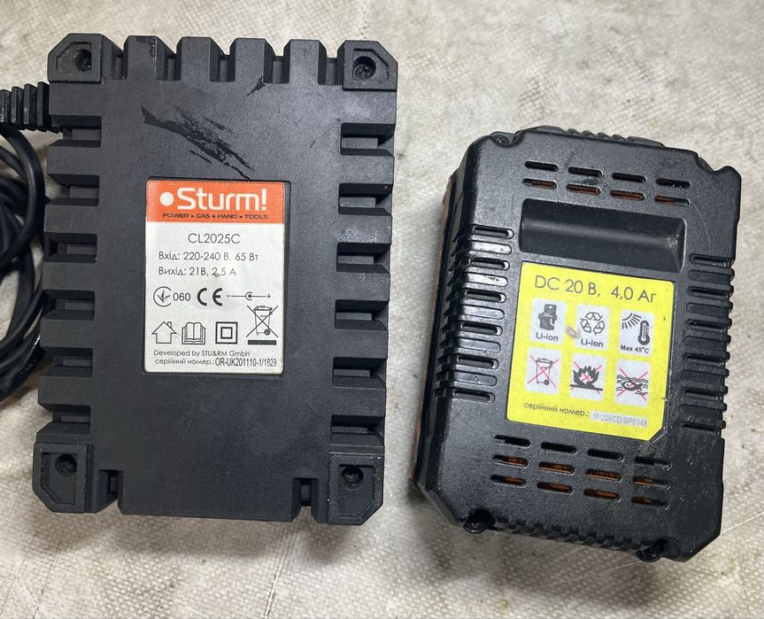 Sturm RH2520CLB Перфоратор 20V 4Ah Безщітковий Кейс