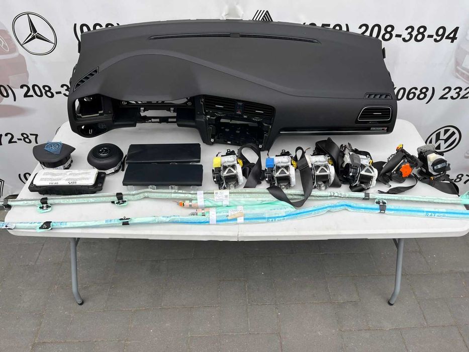Торпеда панель безопасность vw golf 7 usa alltrack GTI 2014-2019