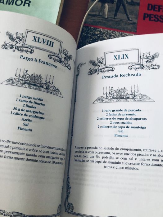 Livro de receitas- cozinha romantica