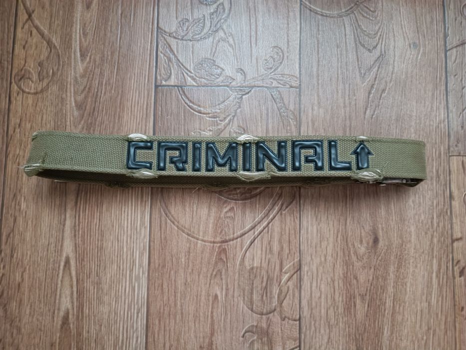 Текстильний ремінь, ремень Criminal Damage 115cm  10/10
