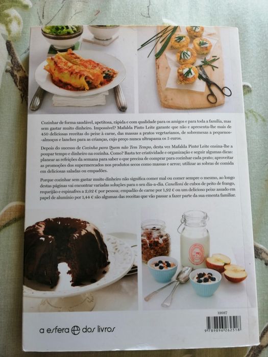 Livro culinária Mafalda Pinto Leite