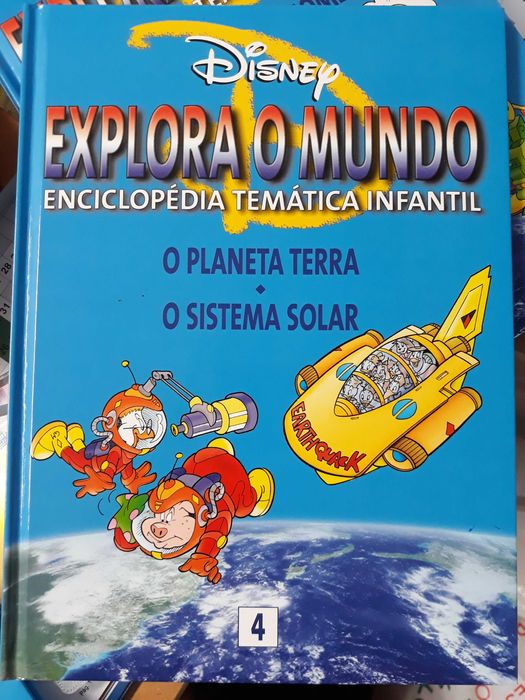 Coleção de livros da Disney "Explora o mundo"