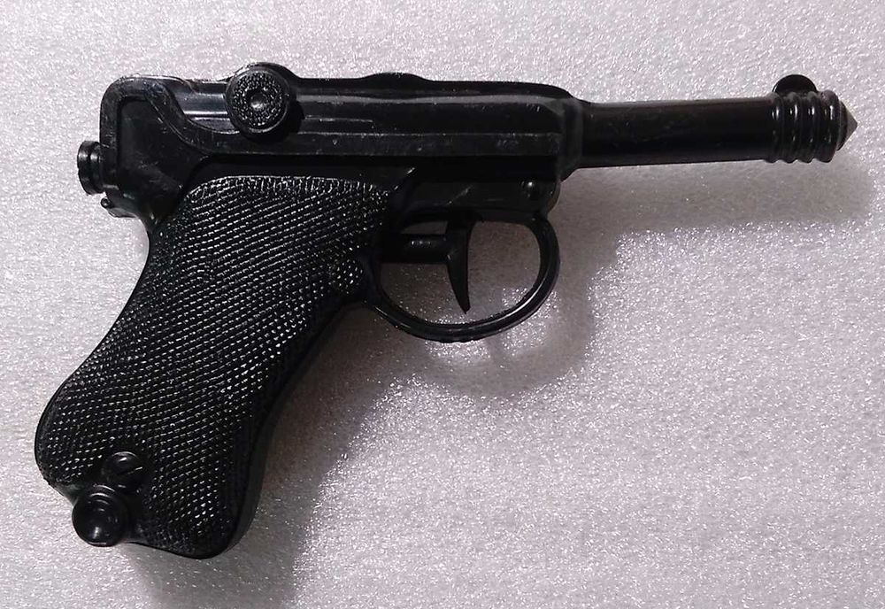 Antiga Bisnaga de Plástico ~ PISTOLA LUGER da OSUL ~ Portugal Anos 60