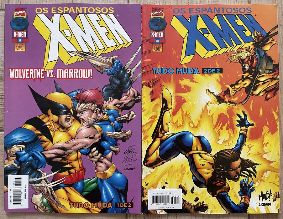 X-Men & Wolverine (30x Revistas/BD’s/Português)