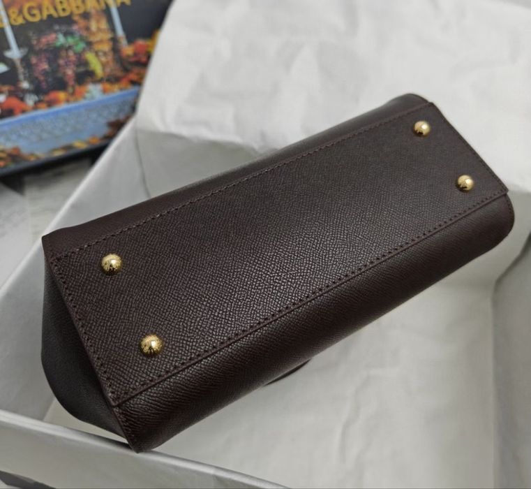 Сумка dolce&gabbana sicily шоколадна