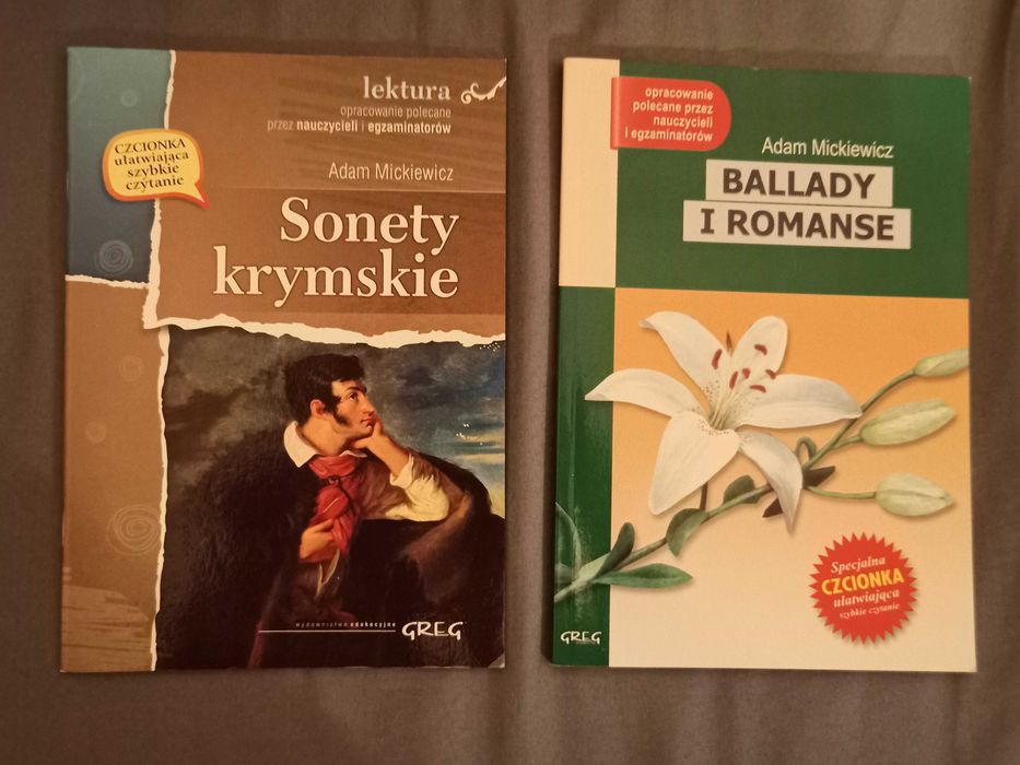 "Sonety krymskie" i "Ballady i romanse" Adam Mickiewicz GREG