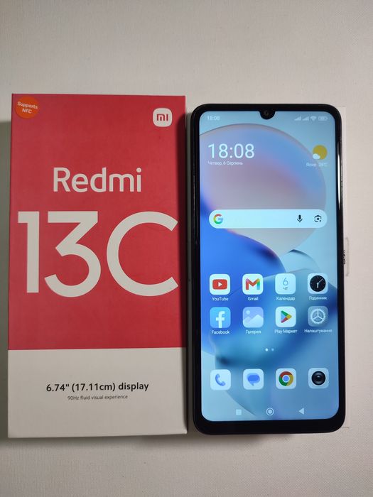 Xiaomi redmi 13C, 8/256Gb, NFC
