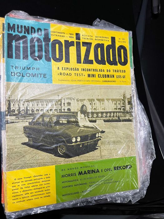 Conjunto de 13 Revistas antigas MUNDO MOTORIZADO