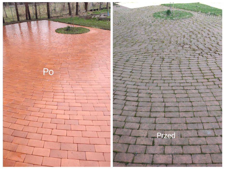 Mycie elewacji, kostki, dachów i tarasów - tanio