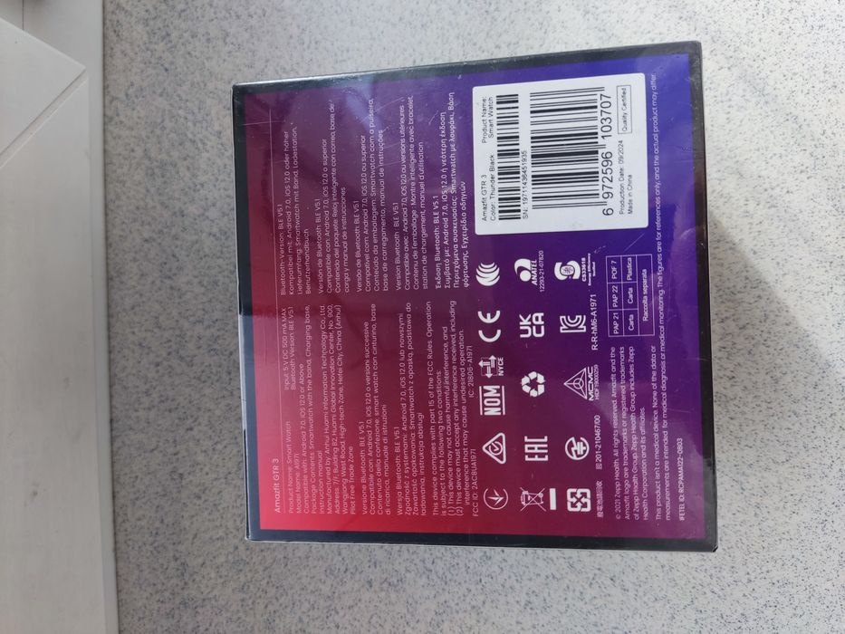 Amazonfit GTR 3 thunder black