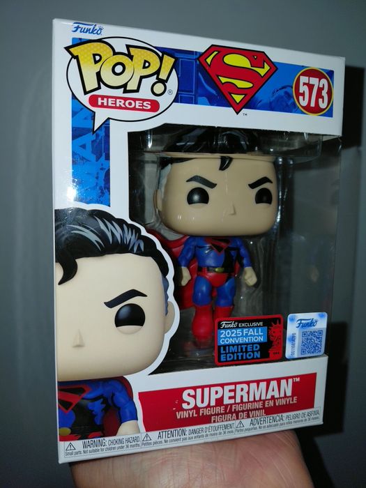 Funko Pop Heroes Superman (Angry) 2025 Fall Convention Limited Edition 573