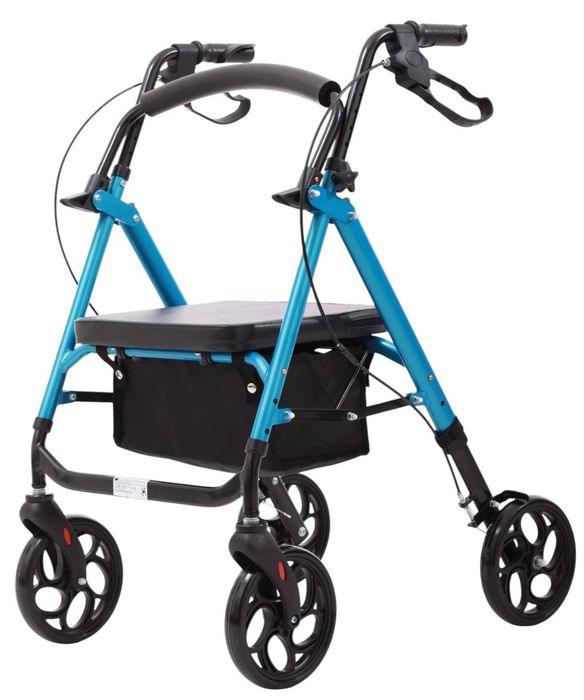 Ролатор алюмінієвий з регулюванням висоти сидіння MED1-KY9158L-8