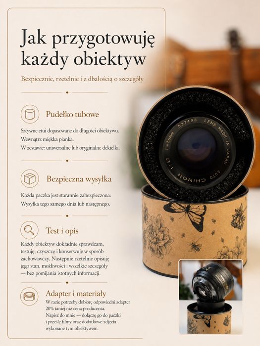 Industar-61 55mm f/2.8 M39 – mały, a potężny. Klasyczny, bardzo czysty. | Sprawdz moje opcje adapterów