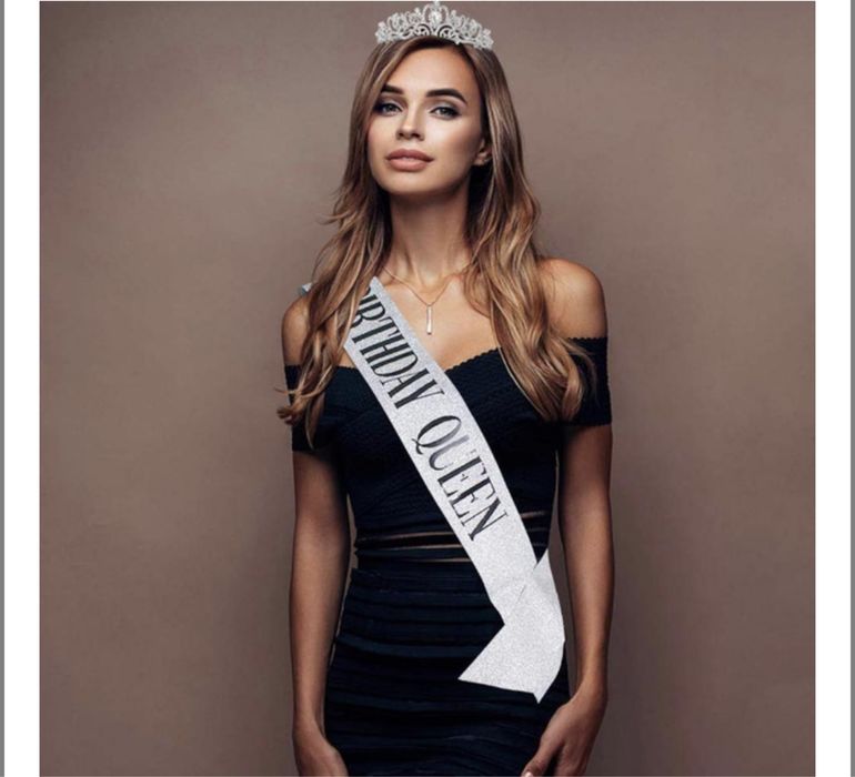 Стрічка через плече на день народження  Birthday Queen