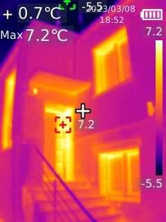 Lokalizacja wycieków --- wycieki --- kuny --- termowizja