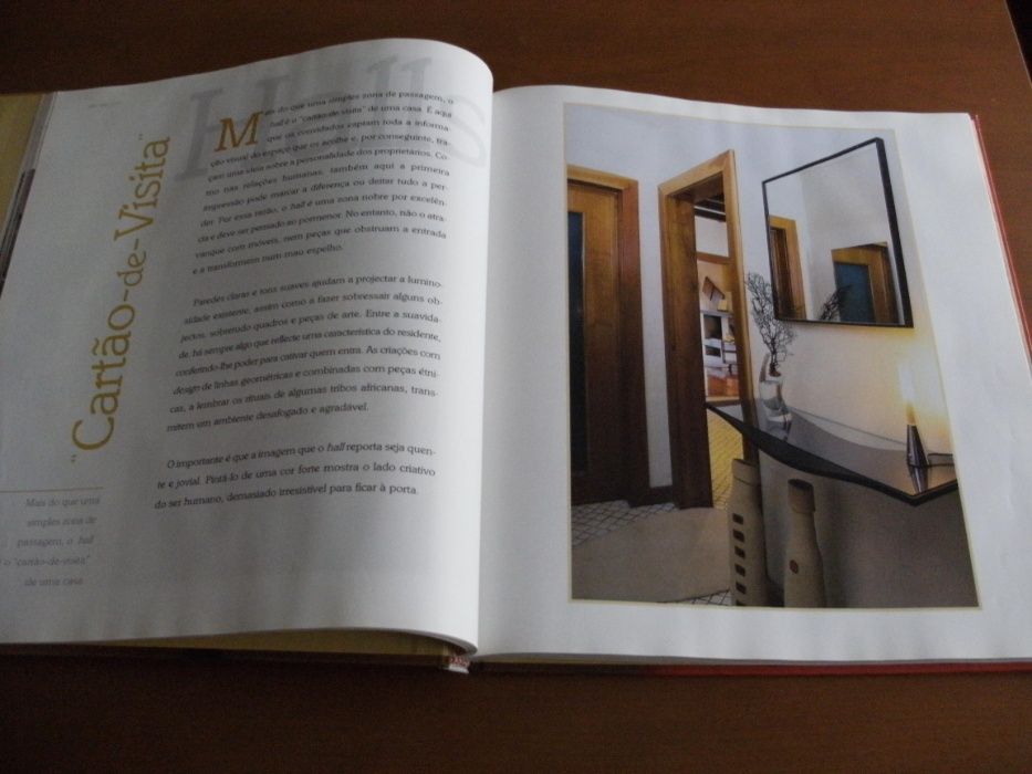 Livro sobre decorações