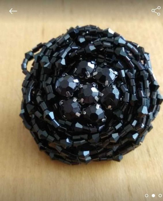 Брошь из бисера #ручная работа