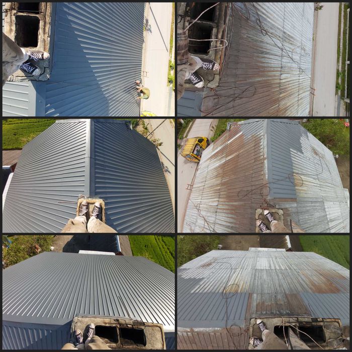 Malowanie dachu dachów elewacji krycie papą mycie czyszczenieGWARANCJA