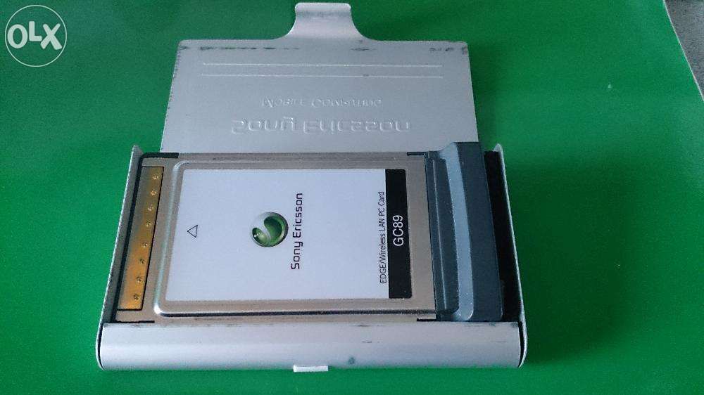 Modem PC Card PCMCIA Sony Ericsson GC89 EDGE + LAN
