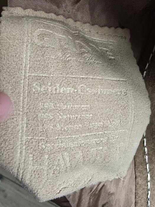 Płaszcz wełniany 42 kaszmir jedwab merino  premium unikat